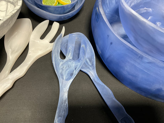Azul Ripple Salad Servers