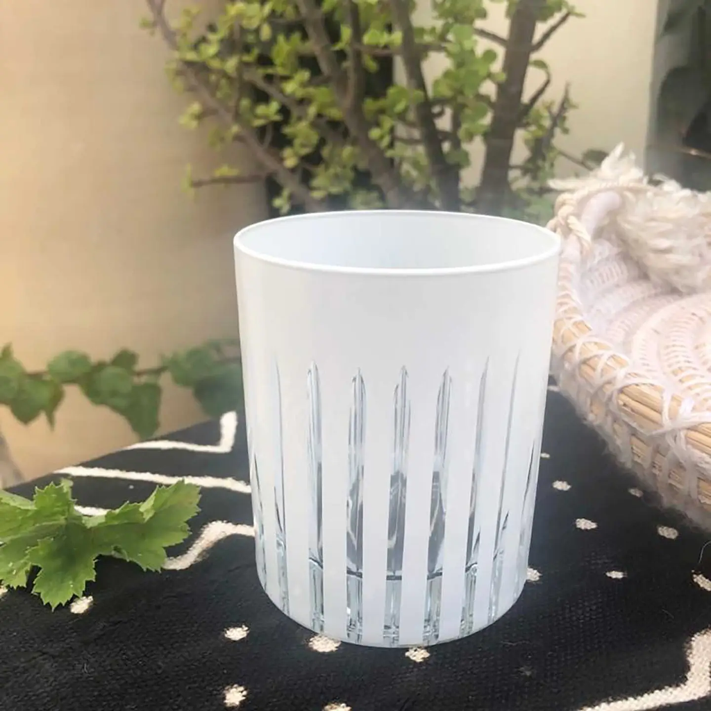Blue Striped Drinking Glasses-Set of 6 VERSAILLE
