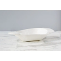 Distressed White Dough Bowl-Large