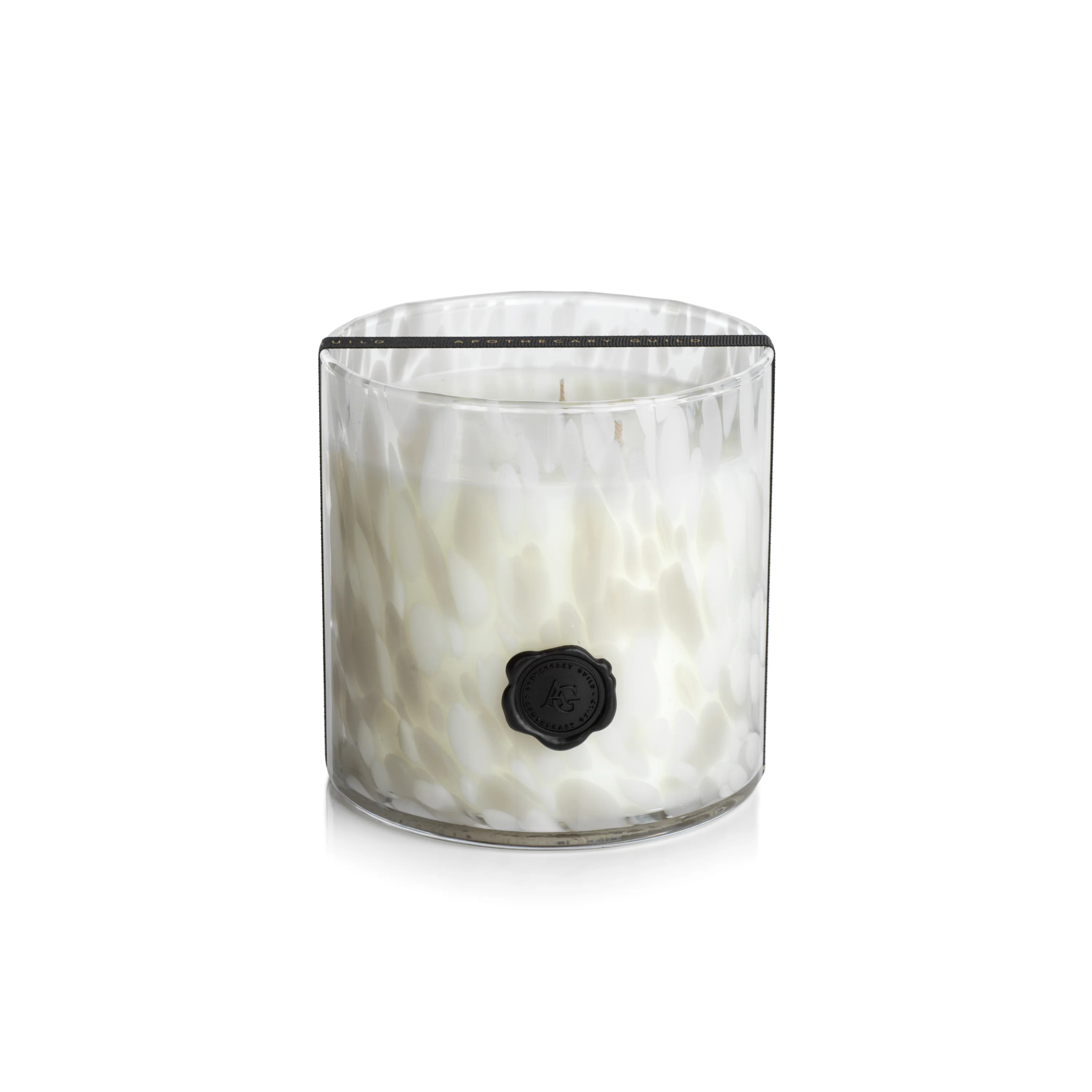 1 Wick White Opal Glass