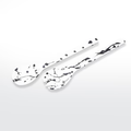 Everyday Servers 2pc - Solid White /Black Splatter (11)