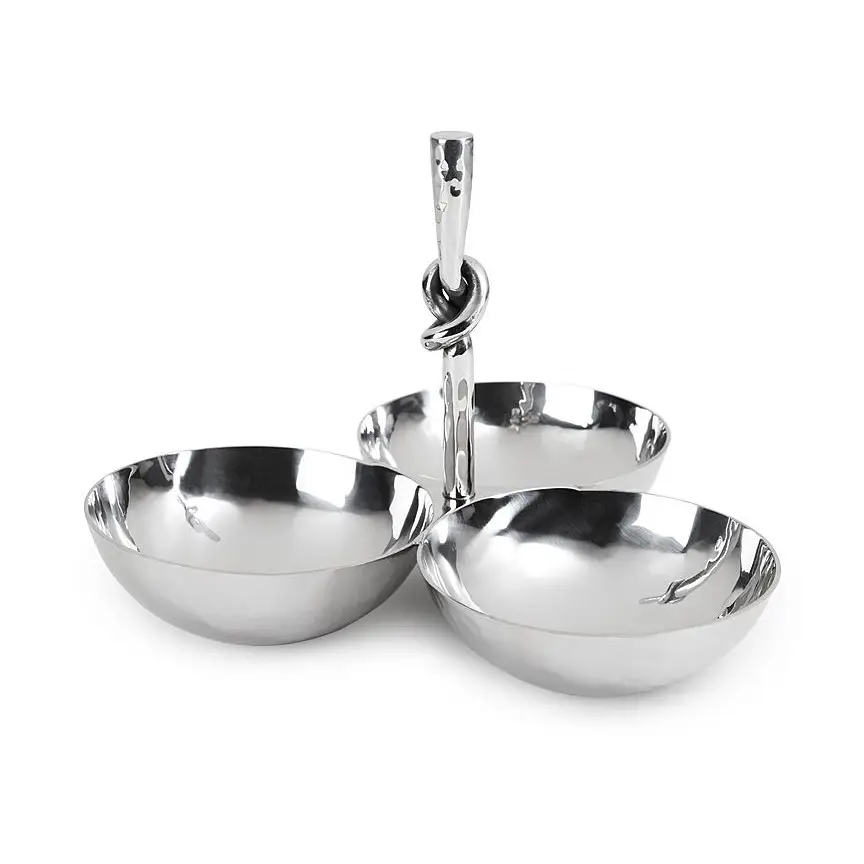 Helyx Snack Set 3 Bowl W/Knot Handle