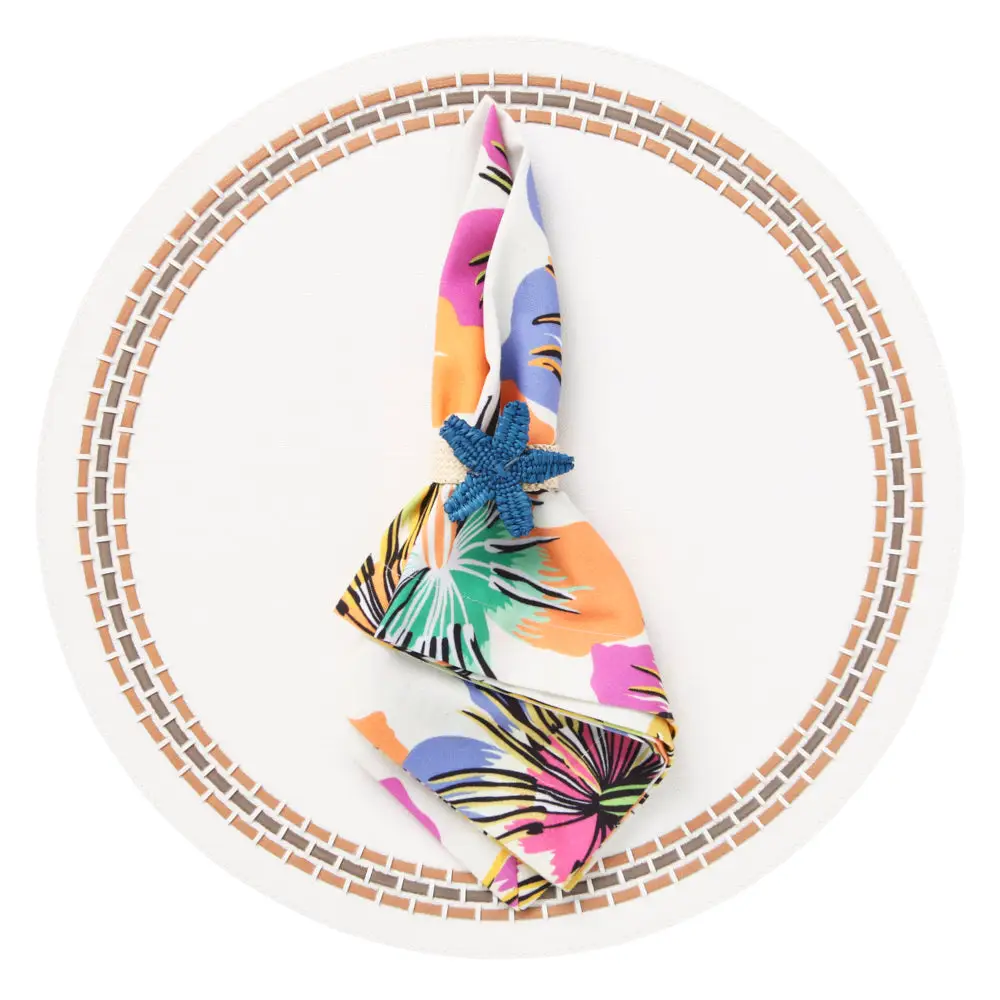 June Placemats Beige/Taupe Cowboy S/4