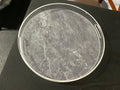 18 inch Round Acrylic Tray with Cut Out Handles