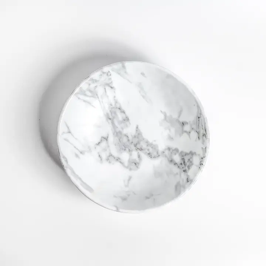 White Marble Salad Bowl set of 6