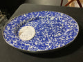 Cobalt Enamel Oval Tray