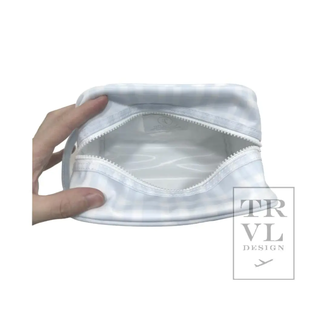 Stow It - Pimlico Plaid Blue Dopp Bag