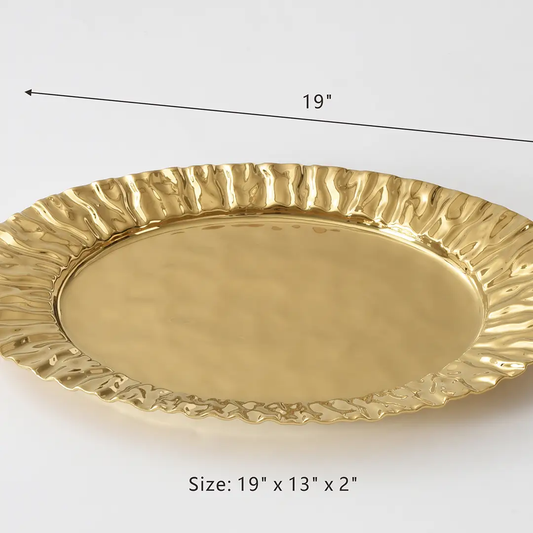 MAS Gold Large Platter