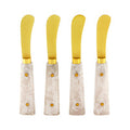 White Handle 4 Piece Spreader