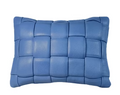 LEATHER WOVEN PILLOW