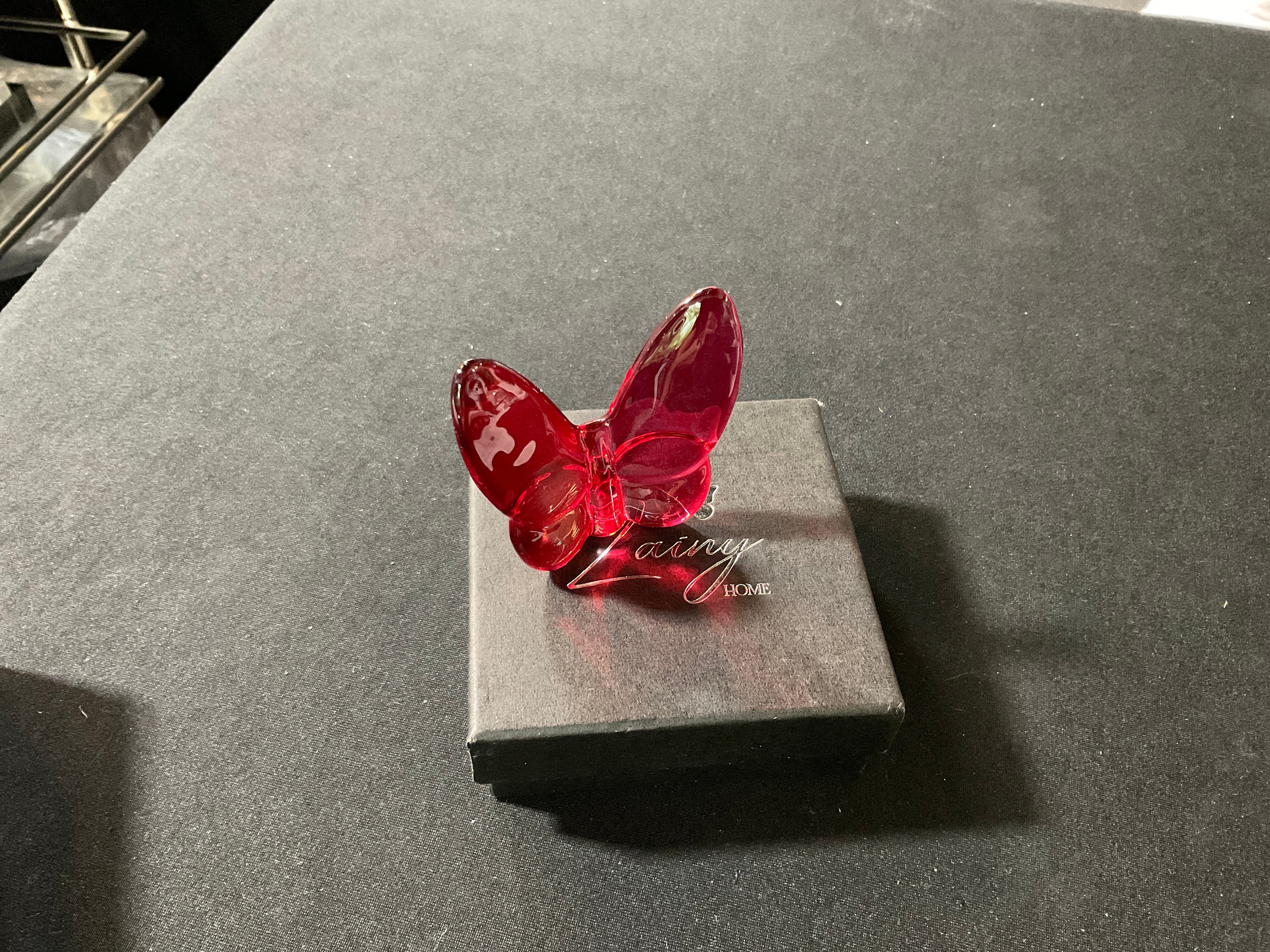 Crystal Butterfly Red