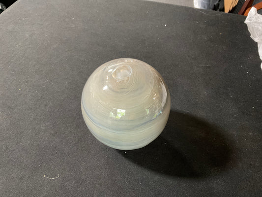 Blue/Grey Enamel Ball Small