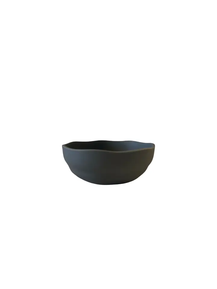 SMALL ROUND BOWL BLACK
