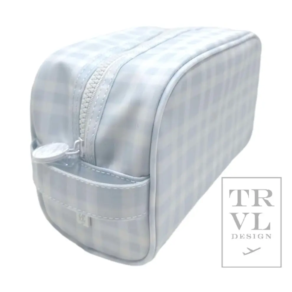 Stow It - Pimlico Plaid Blue Dopp Bag