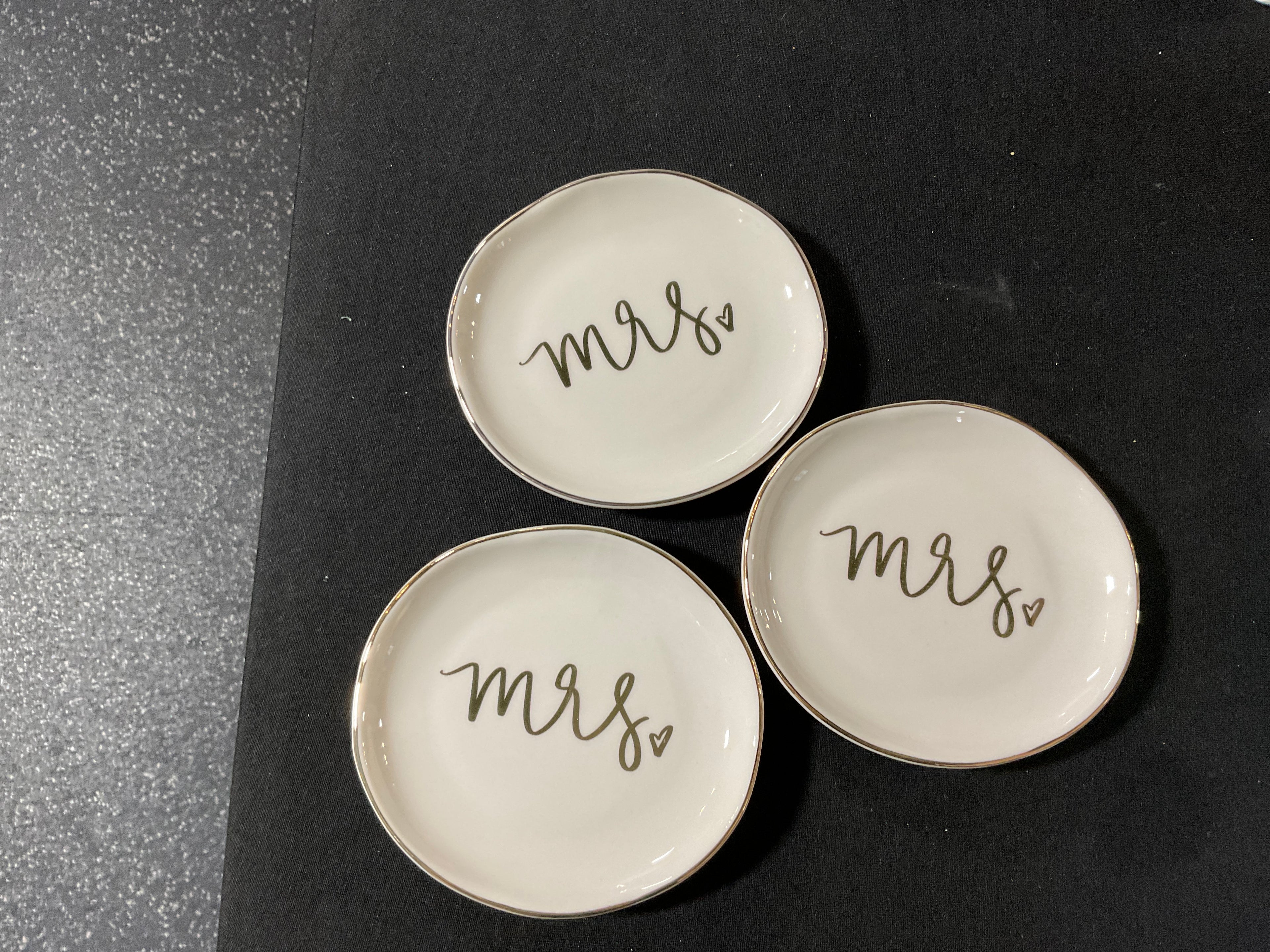 Mrs jewelry dish
