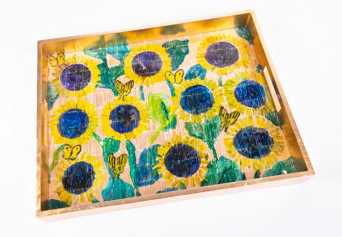 SUNFLOWER GARDEN TRAY