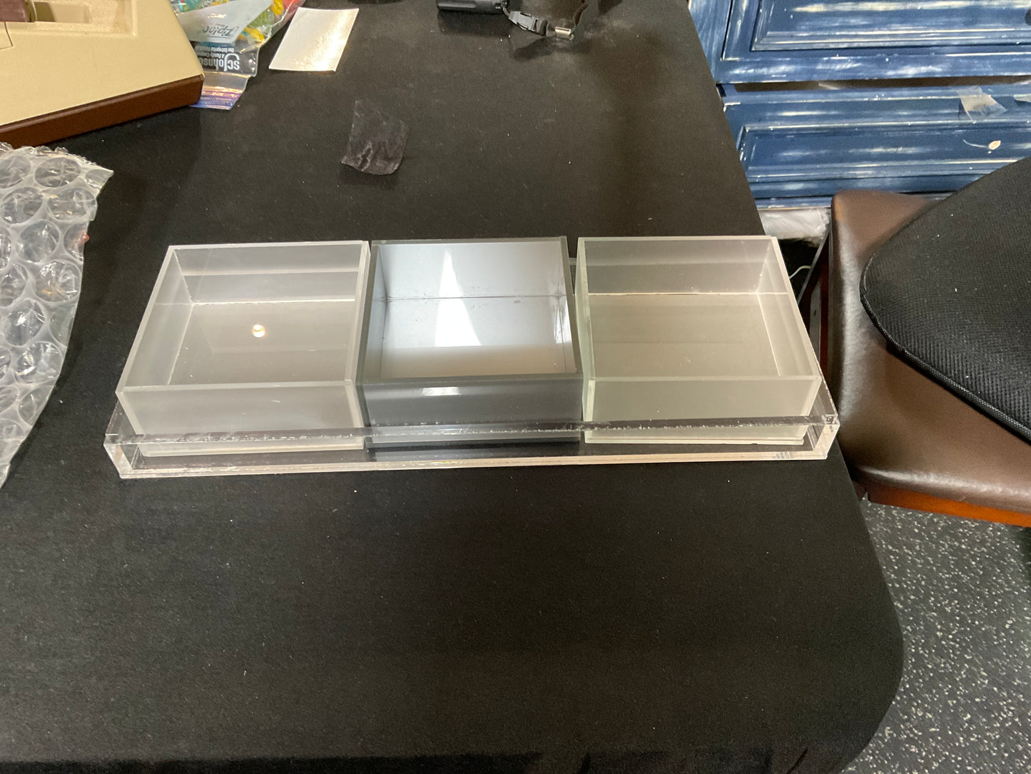 Acrylic 3 Section with Base