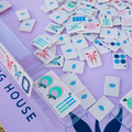PALE VIOLET TRAVEL MAHJONG SET