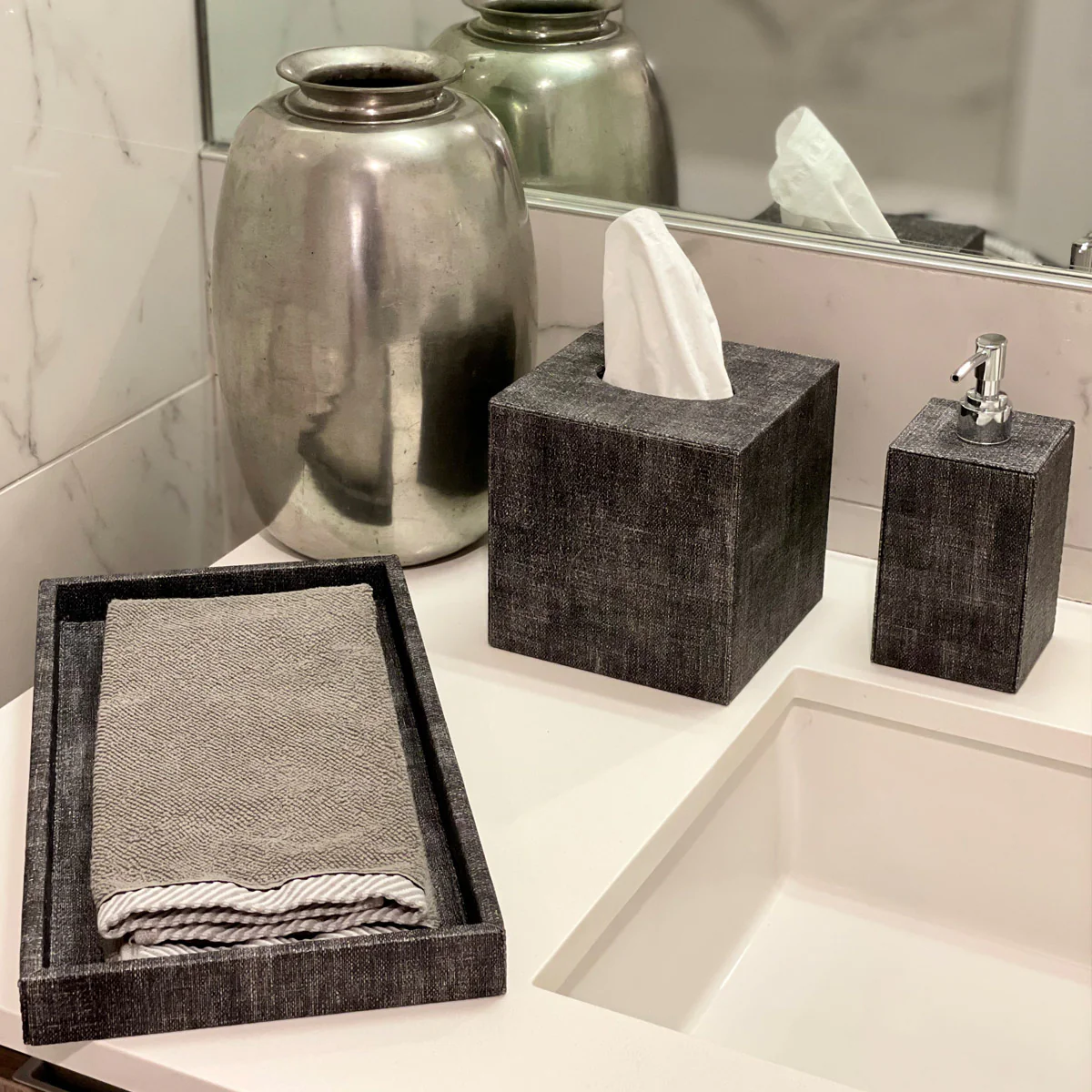 Luster Birch Tissue Box
