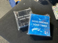 Glass Marble Coasters Square