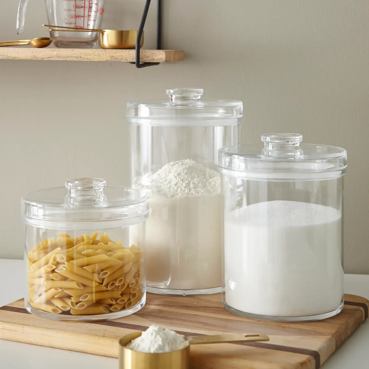 Round Canisters with Lids