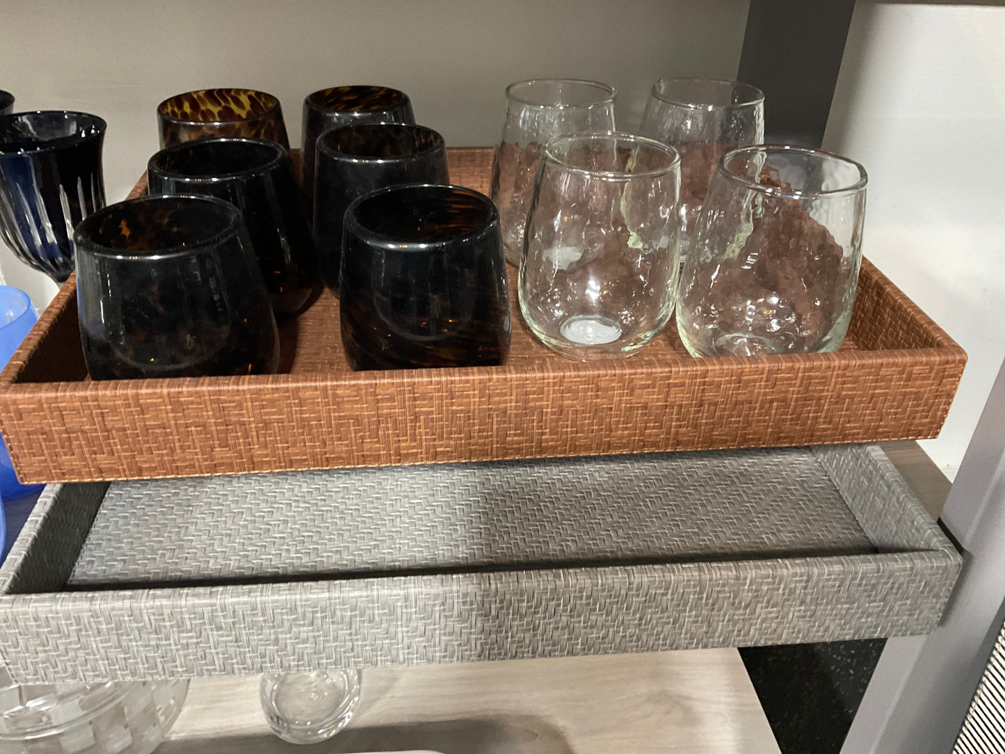 Wicker Tray Brown