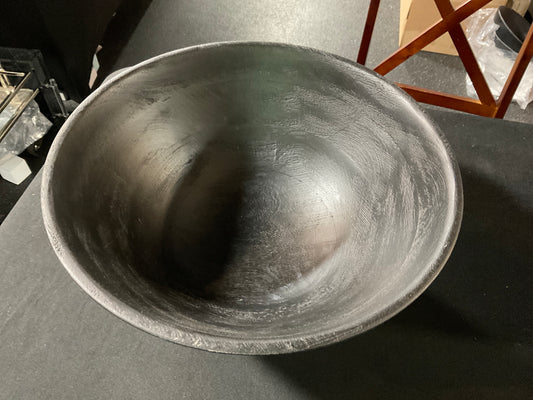 Black Mango Wood Bowl-Large