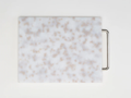 Small Cutting Board with Handle - Gray/White