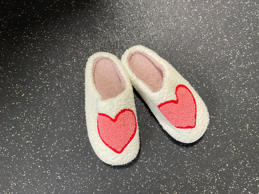 Slippers Red Heart