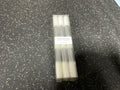 White and Silver Candlesticks-Box of 6
