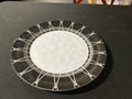 Black/White Melamine Dinner Plate