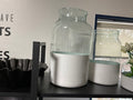 White Colorblock Mason Jar-Large