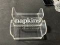 Cocktail Napkin Holder with Monogrammed T Bar