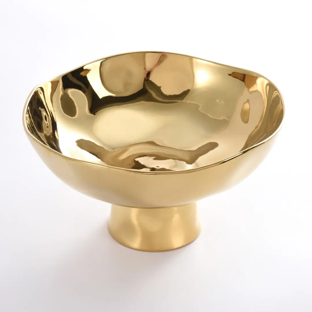 Gold Footed Bowl