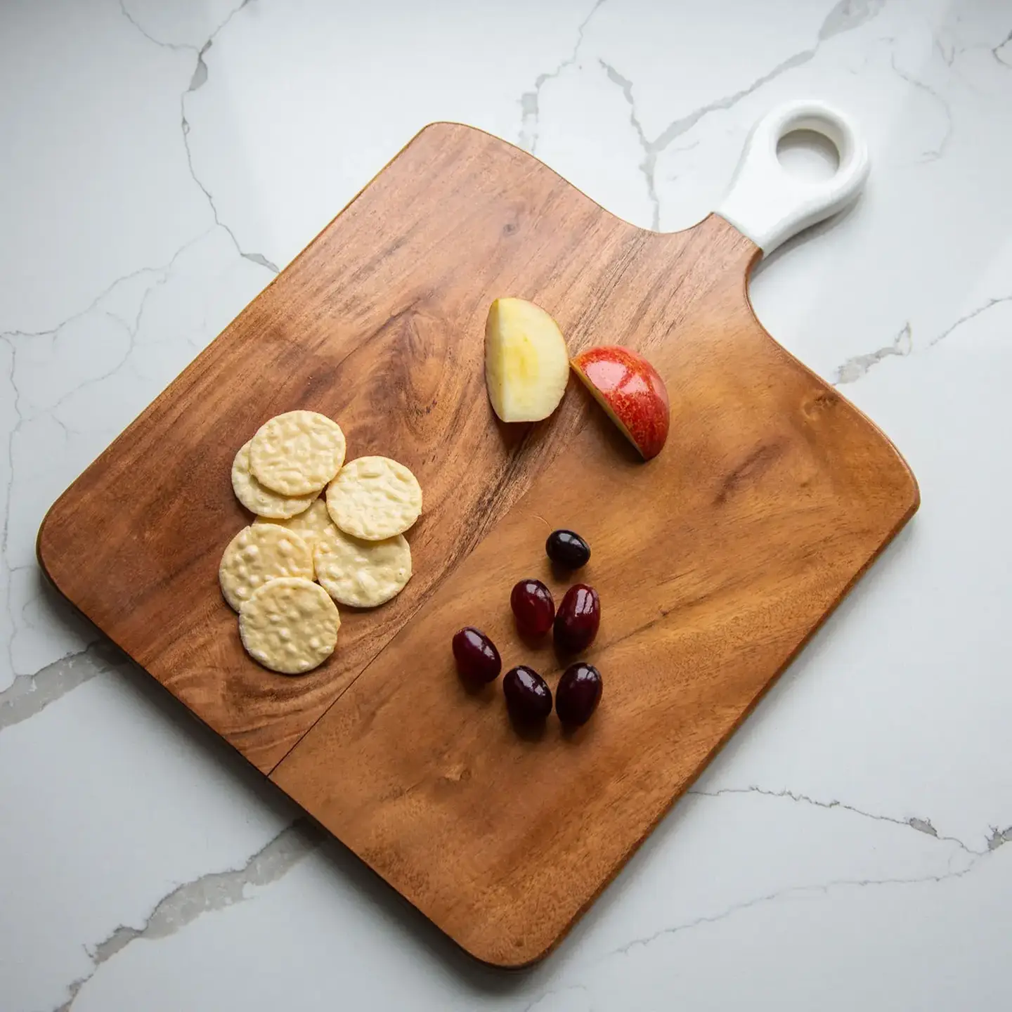 Jeanne Fitz Wood+White Collection Square Charcuterie Board M
