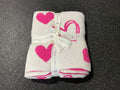 Heart Luxury Soft Throw Hot Pink