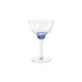 Colette Optic Glassware - Martini / Cocktail Glass - Sapphire Blue