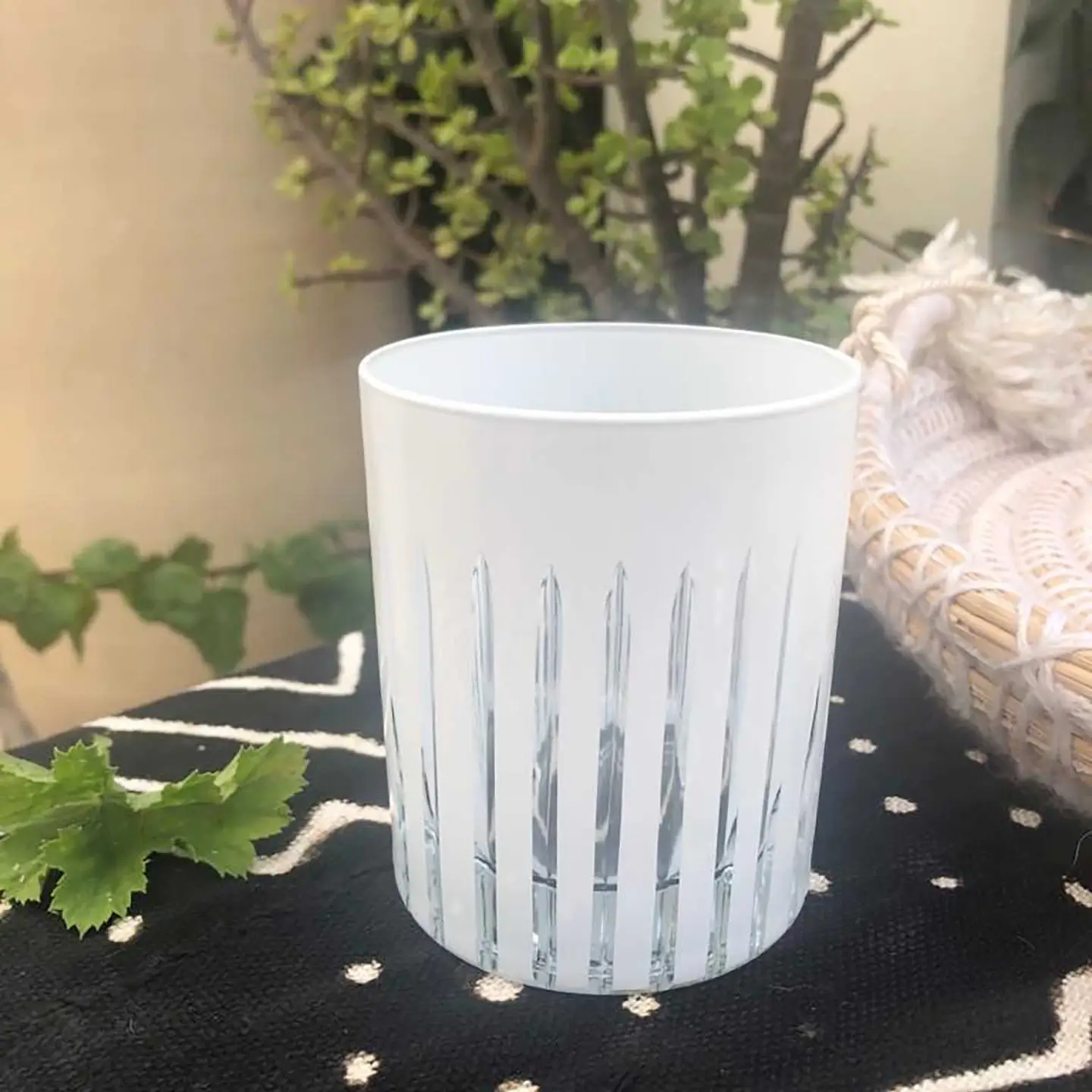 Blue Striped Drinking Glasses-Set of 6 VERSAILLE