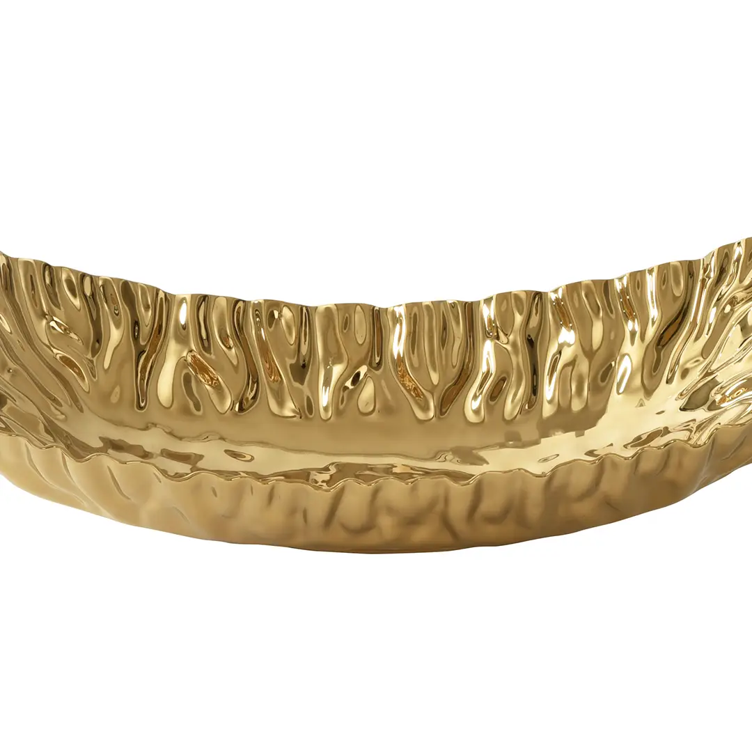 MAS Gold Rectangular Centerpiece