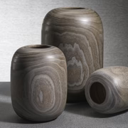 Sylva Decortive Wood Vase - Large