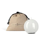 5” Ball Candle White