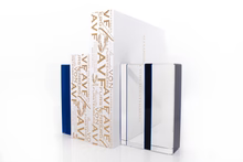 Chapter Bookends in Sapphire