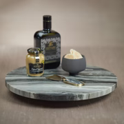 Black Marble Lazy Susan