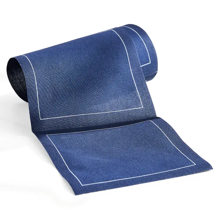 Solid Black Midnight Toast Cocktail Napkins