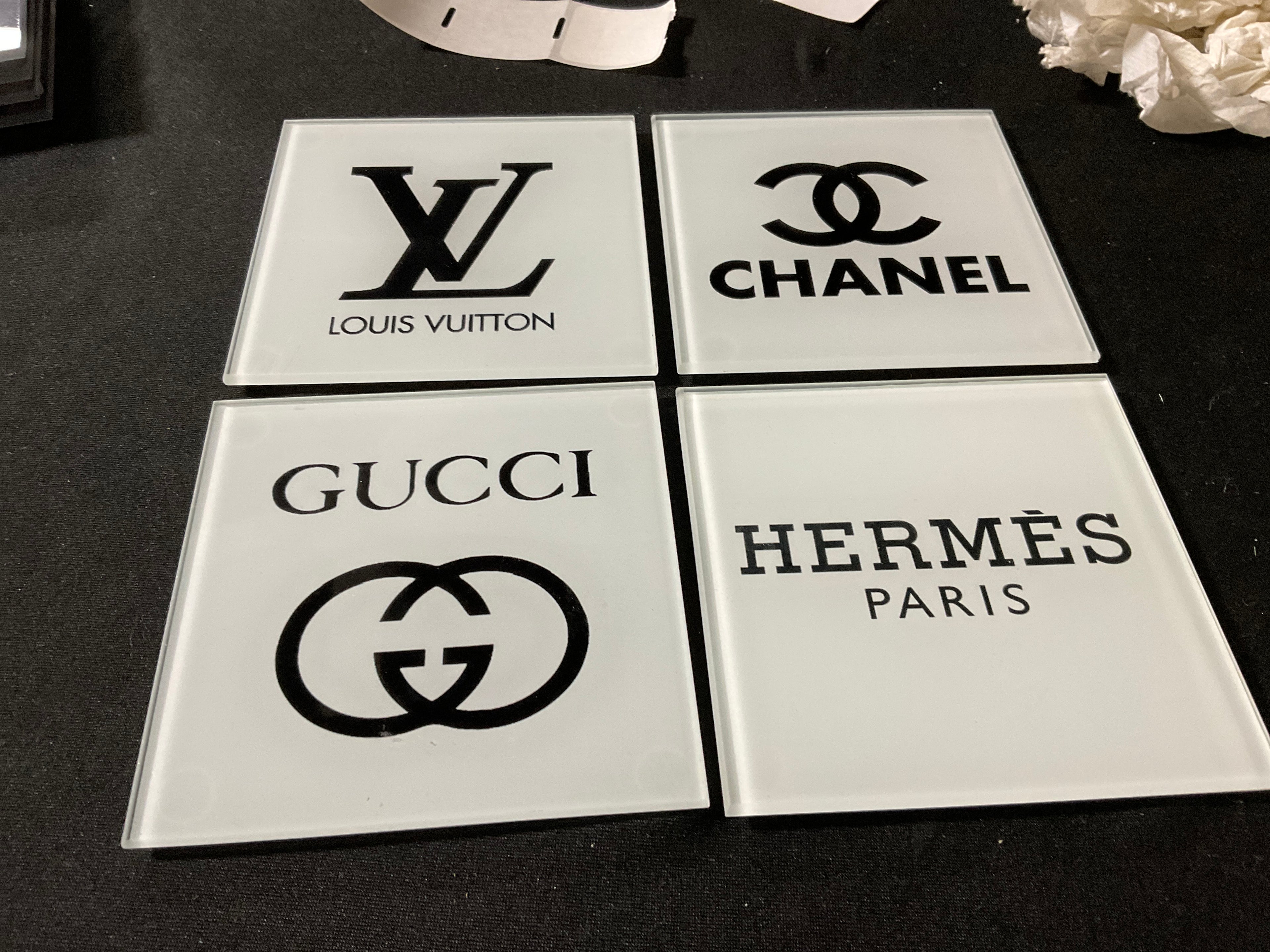 Designer coasters s/4