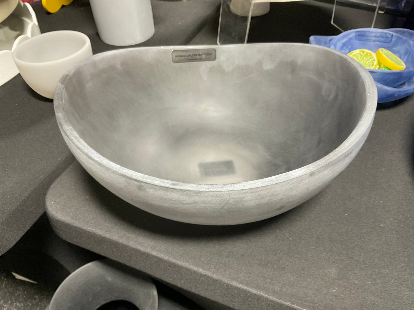 13” Almond Bowl Azul