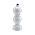 WHITE MINI BOB SALT OR PEPPER MILL
