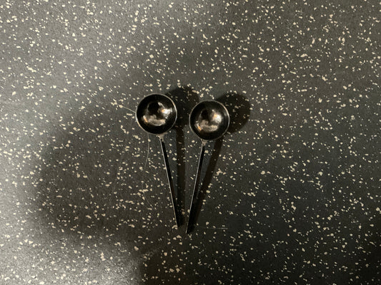 Black Metal Spoons
