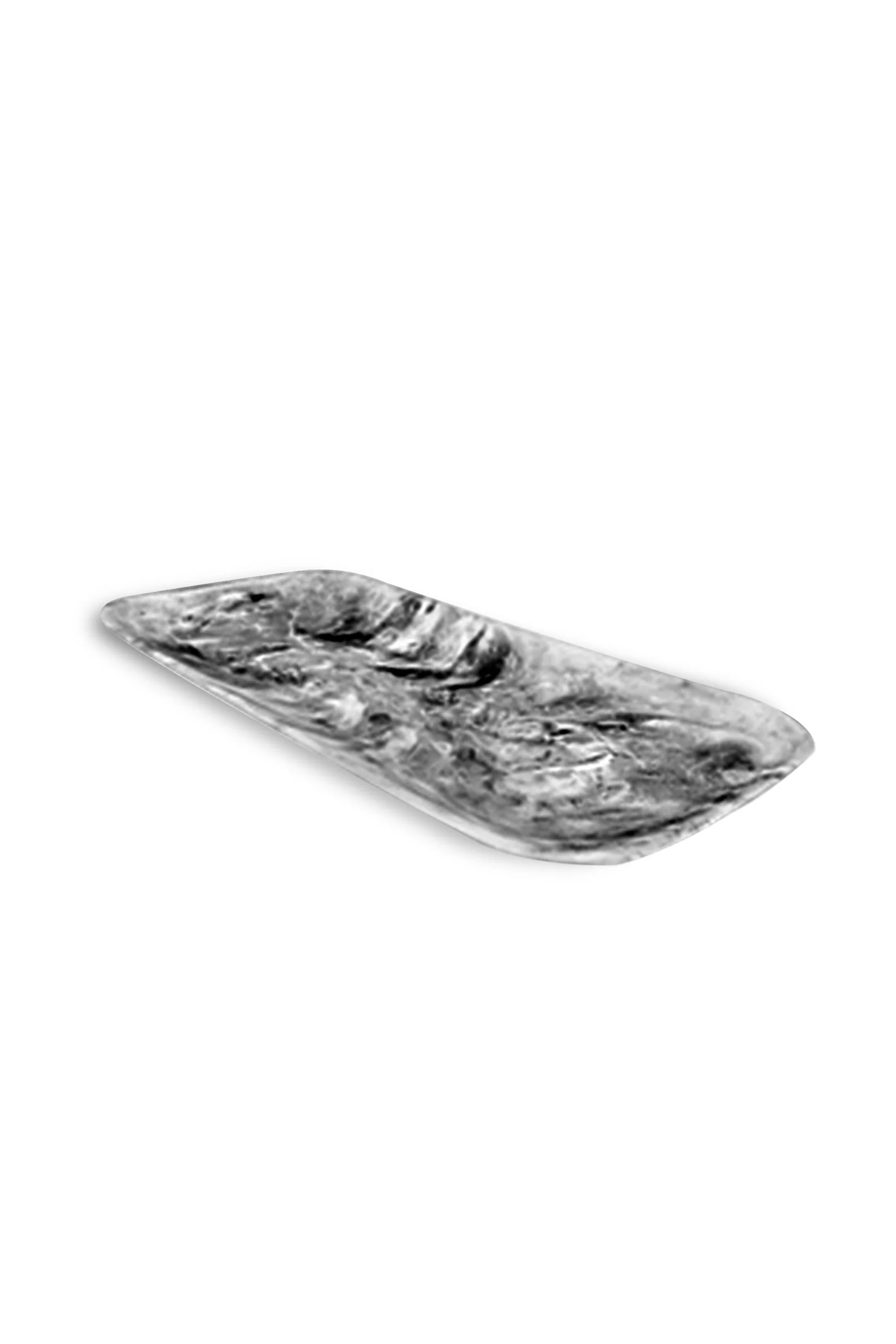 CLASSICAL RECTANGLE PLATTER BLK SWIRL