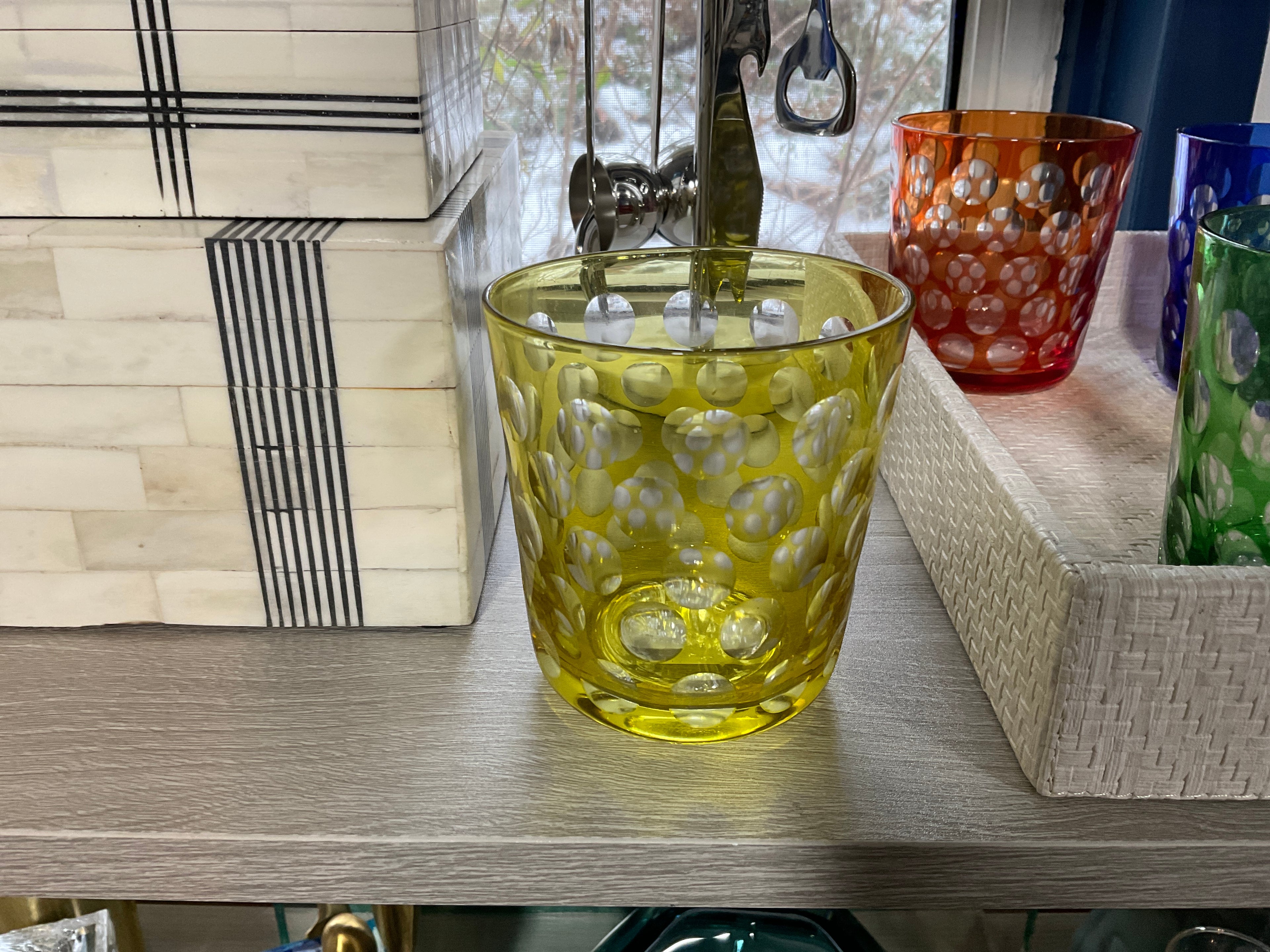 Melrose Rock Glasses-Yellow